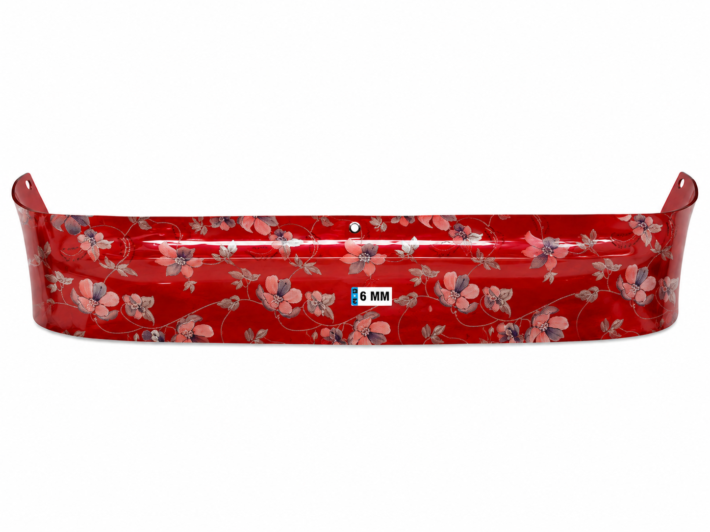 Acc. Fiber Sun Shade 6mm Red Printed